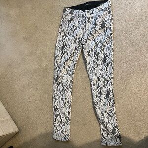 Floral Lace Pants
